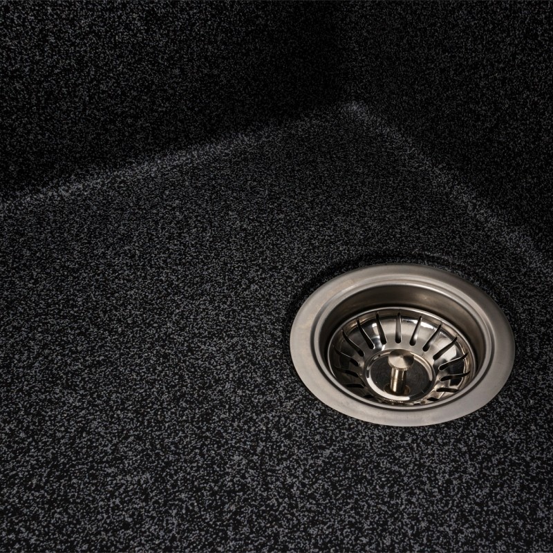 Chiuveta de bucatarie Elefant Premium Zirkon Grafit , 620x500mm