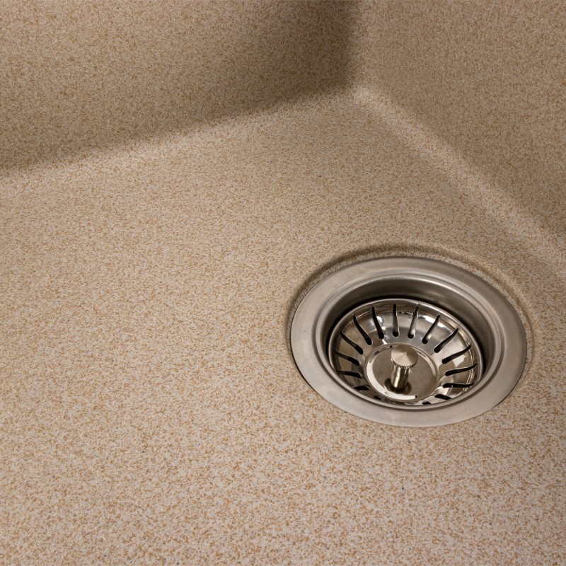 Chiuveta de bucatarie Elefant Premium Zirkon Safari Bej, 620x500 mm