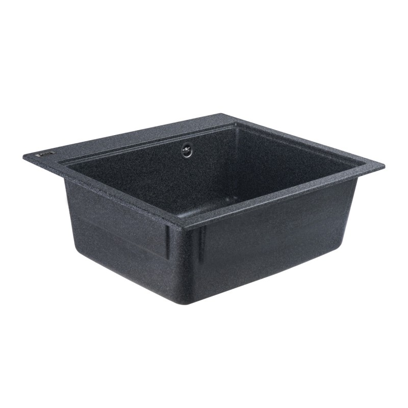 Chiuvetă din compozit de granit pentru bucătărie ELEFANT PREMIUM 5852 VESTA Grafit