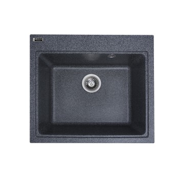 Chiuvetă din compozit de granit pentru bucătărie ELEFANT PREMIUM 5852 VESTA Grafit