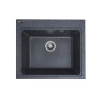Chiuvetă din compozit de granit pentru bucătărie ELEFANT PREMIUM 5852 VESTA Grafit