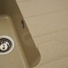 Chiuvetă din compozit de granit pentru bucătărie ELEFANT PREMIUM 7850 VERONA Safari bej 775 x 495 mm