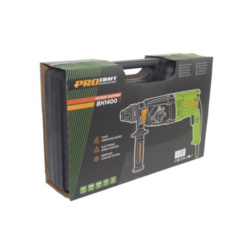 Ciocan Rotopercutor Procraft BH1400 Industrial, 3.0 J, 1400 W, 900 rpm