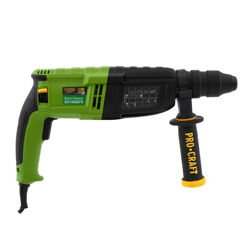 Ciocan rotopercutor PROCRAFT BH1400DFR, 790W, 3J, 4000 bpm