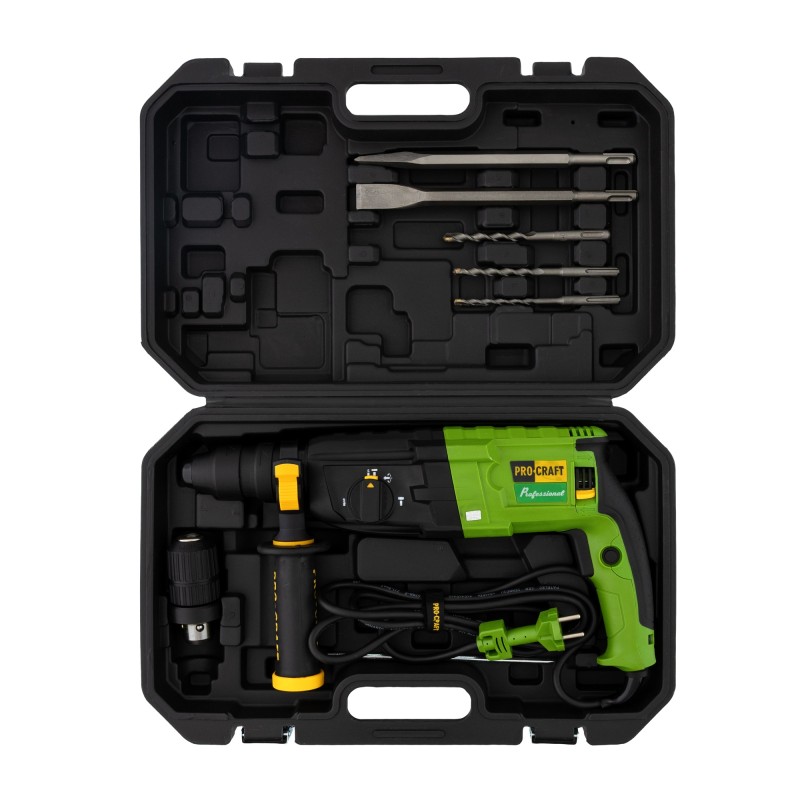 Ciocan rotopercutor PROCRAFT BH1400DFR, 790W, 3J, 4000 bpm