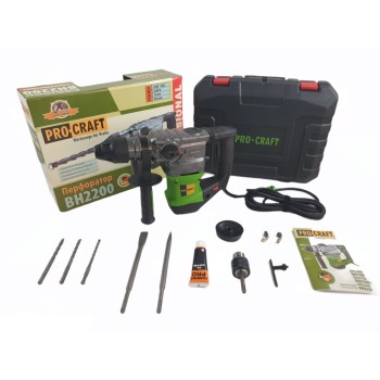 Ciocan Rotopercutor Procraft BH2200, 6J, 1500 W, 820rpm, 5000bpm