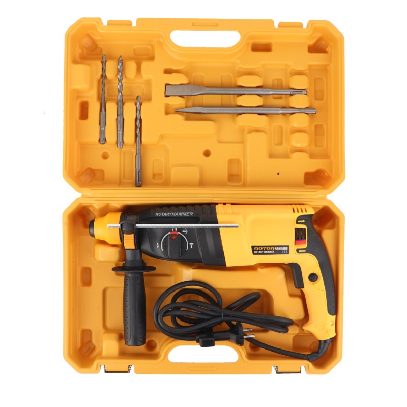 Ciocan rotopercutor ROTOR RRH1000, 1000 W, 900 RPM, 4000 BPM