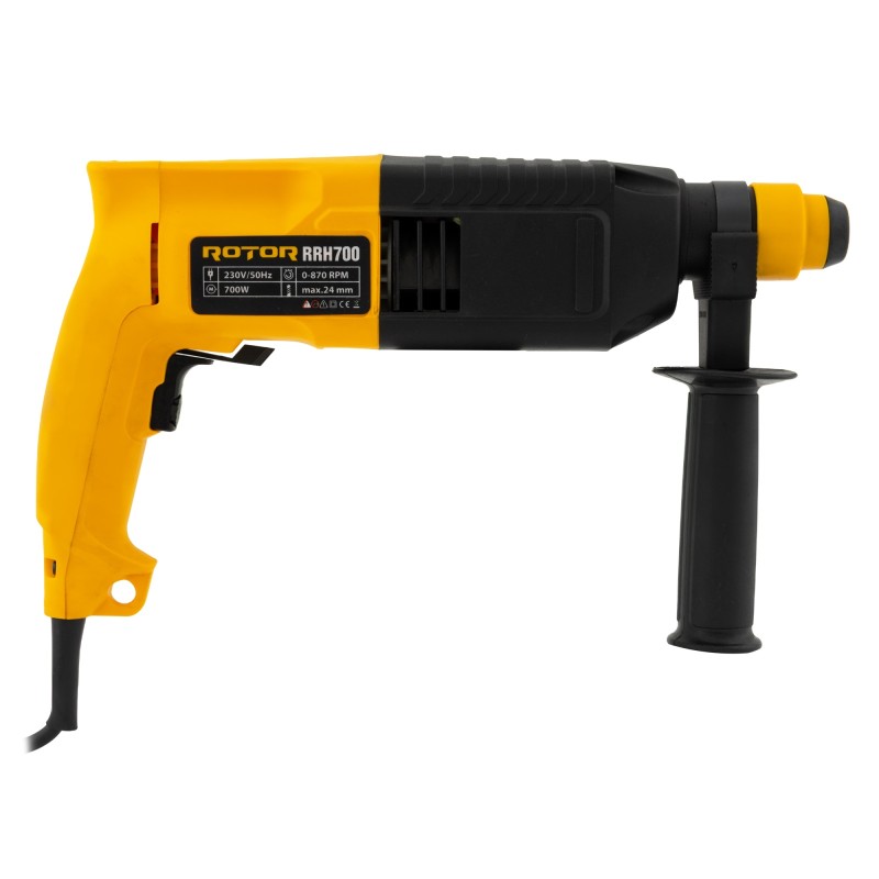 Ciocan rotopercutor ROTOR RRH700 , Putere 700W , 870 RPM,