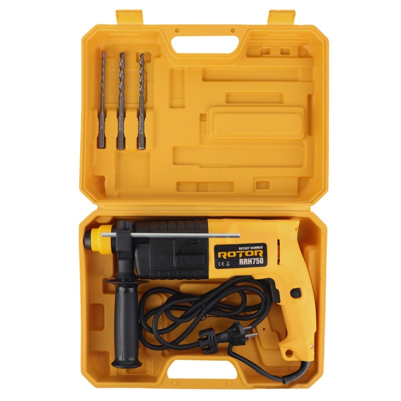 Ciocan rotopercutor ROTOR RRH750 , 750 W, 850 RPM, 4000 BPM
