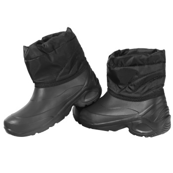 Cizme din PVC barbati TOURIST BLACK/BLACK SET 10 PERECHI, Impermeabile, Antiderapante, Captusite cu blana sintetica