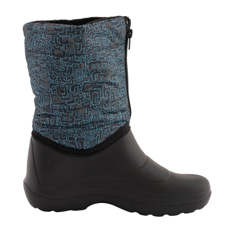 Cizme din PVC femei TETRIS/TURQUOISE SET 10 PERECHI, Impermeabile, Antiderapante, Captuseala sintetica