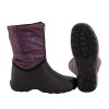 Cizme din PVC Mov/Negru SET 10 PERECHI, Impermeabile, Antiderapante, Captuseala sintetica