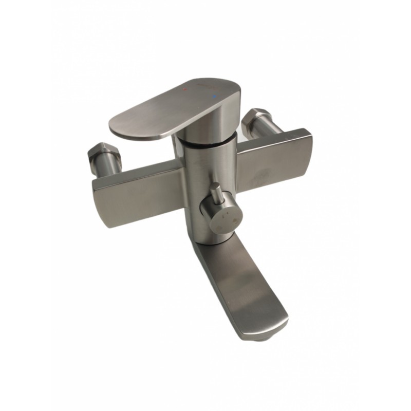 Coloana de dus Mixxus AVA-009-J, 120 cm baterie si para, monocomanda, furtun flexibil