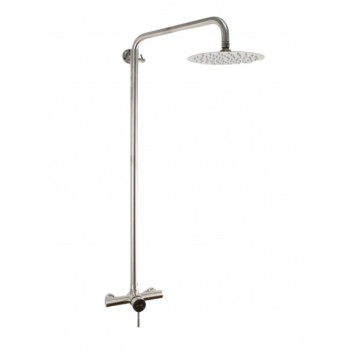 Coloana de dus Mixxus EKA-003-J, 120 cm baterie si para, monocomanda, furtun flexibil