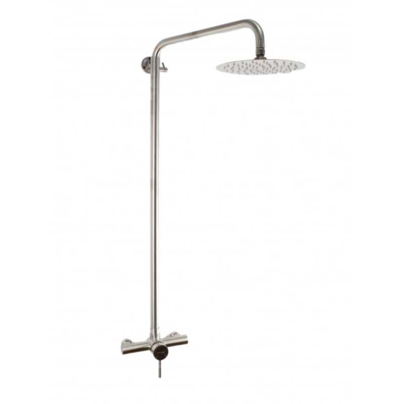 Coloana de dus Mixxus EKA-003-J, 120 cm baterie si para, monocomanda, furtun flexibil