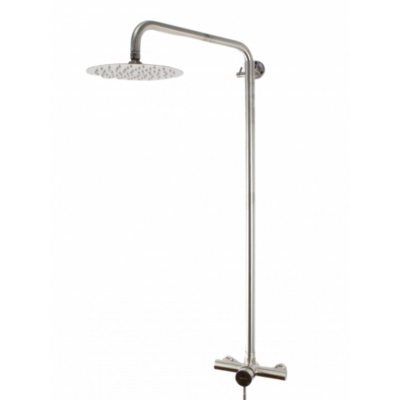 Coloana de dus Mixxus EKA-003-J, 120 cm baterie si para, monocomanda, furtun flexibil