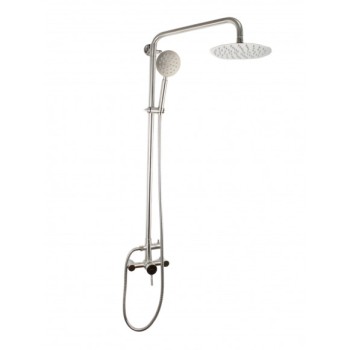 Coloana de dus Mixxus SAS-003-J, telescopica, 120 cm baterie si para, monocomanda, furtun flexibil