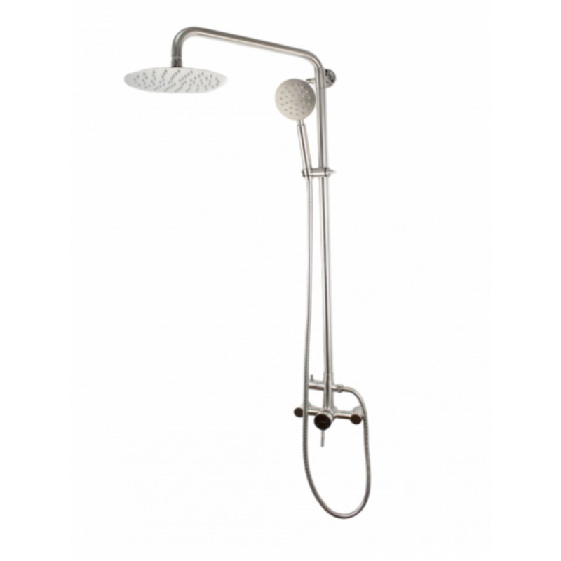 Coloana de dus Mixxus SAS-003-J, telescopica, 120 cm baterie si para, monocomanda, furtun flexibil