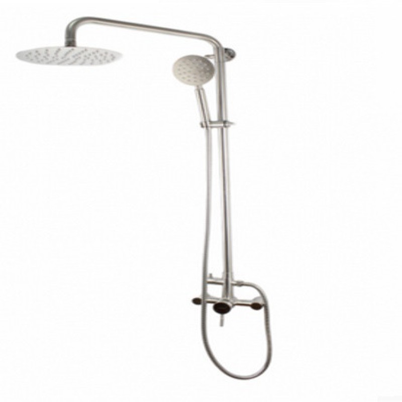 Coloana de dus Mixxus SAS-003-J, telescopica, 120 cm baterie si para, monocomanda, furtun flexibil