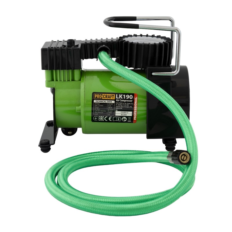 Compresor auto Procraft LK190, 12 V, 35 l/min, 7 bari