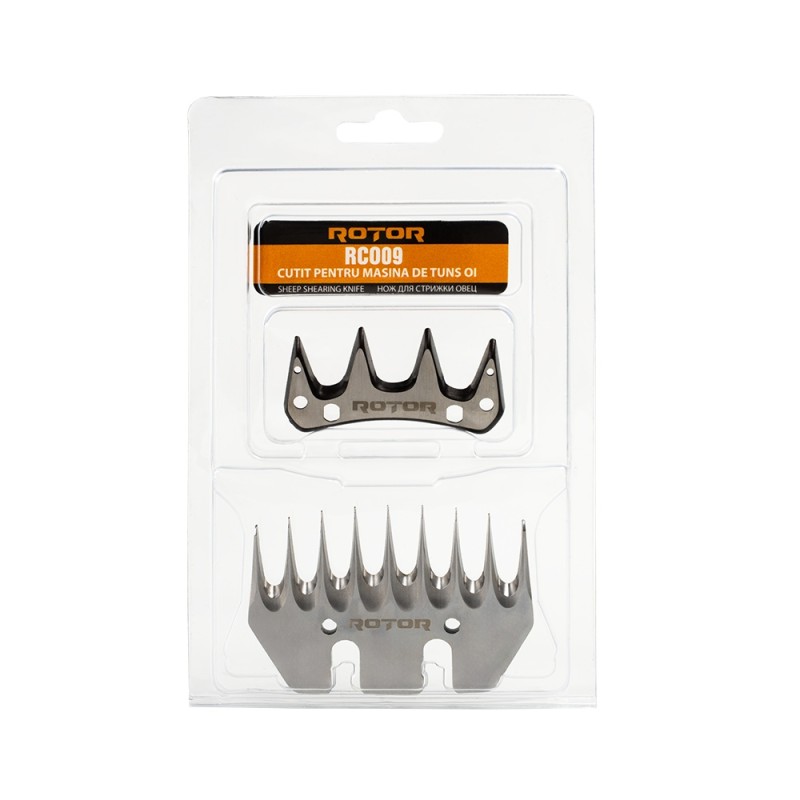 Cuțit pentru mașină de tuns oi ROTOR RC009, Număr dinți 9