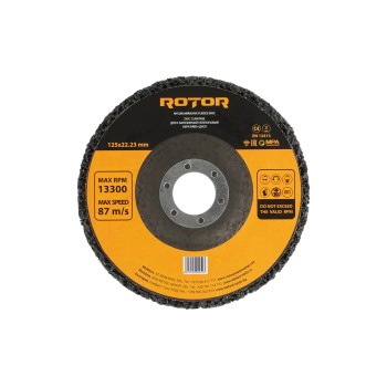 Disc abraziv pentru indepartarea vopselei din lemn si fier 125 X 22.2 TYPE CORAL granulatie 80 ROTOR