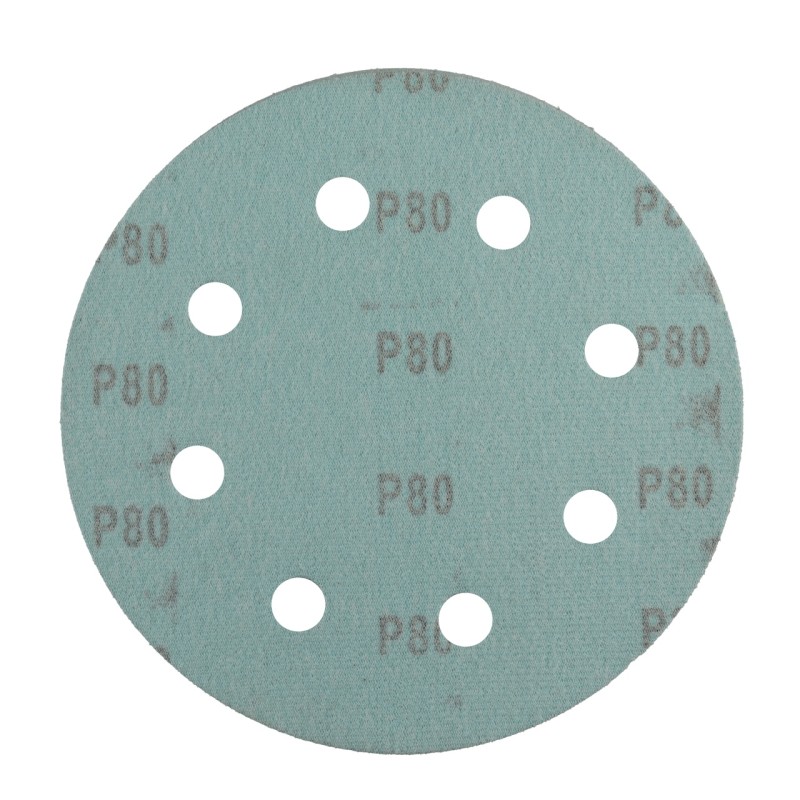 Disc abraziv pentru slefuitor cu excentric KB180.80 PROCRAFT (Set 10 buc) Diametru: 180 mm, Granulatie: P80