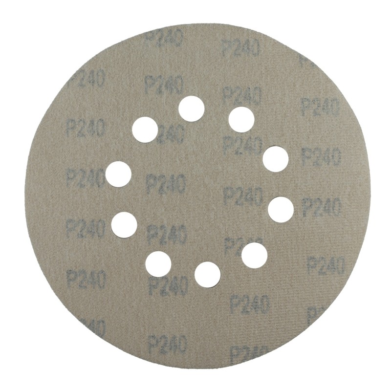 Disc abraziv pentru slefuitor cu excentric KB225.240 (Set 10 buc) Diametru: 225 mm, Granulatie: P240