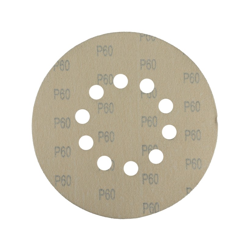 Disc abraziv pentru slefuitor cu excentric KB225.60 PROCRAFT (Set 10 buc) Diametru: 225 mm Granulatie: P60
