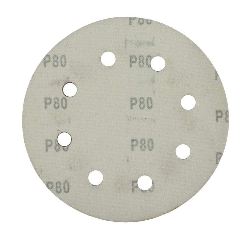 Disc abraziv pentru slefuitor cu excentric KD180.80 PROCRAFT (Set 10 buc) Diametru: 180 mm Granulatie: P80