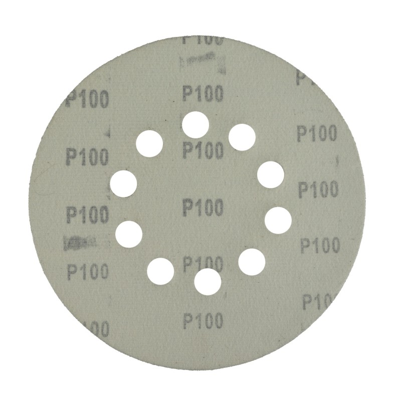 Disc abraziv pentru slefuitor cu excentric KD225.100 PROCRAFT (Set 10 buc) Diametru: 225 mm, Granulatie: P100