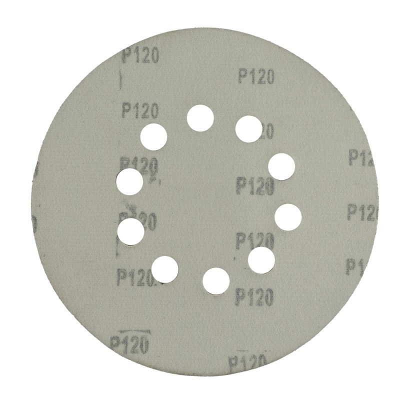 Disc abraziv pentru slefuitor cu excentric KD225.120 PROCRAFT (Set 10 buc)Diametru: 225 mm Granulatie: P120