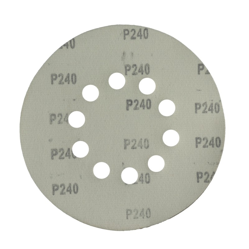 Disc abraziv pentru slefuitor cu excentric KD225.240 PROCRAFT (Set 10 buc) Diametru: 225 mm Granulatie: P240