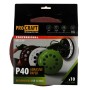 Disc abraziv pentru slefuitor cu excentric KD225.40 PROCRAFT (Set 10 buc)Diametru: 225 mm , Granulatie: P40