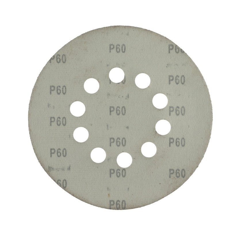 Disc abraziv pentru slefuitor cu excentric KD225.60 PROCRAFT (Set 10 buc)Diametru: 225 mm Granulatie: P60