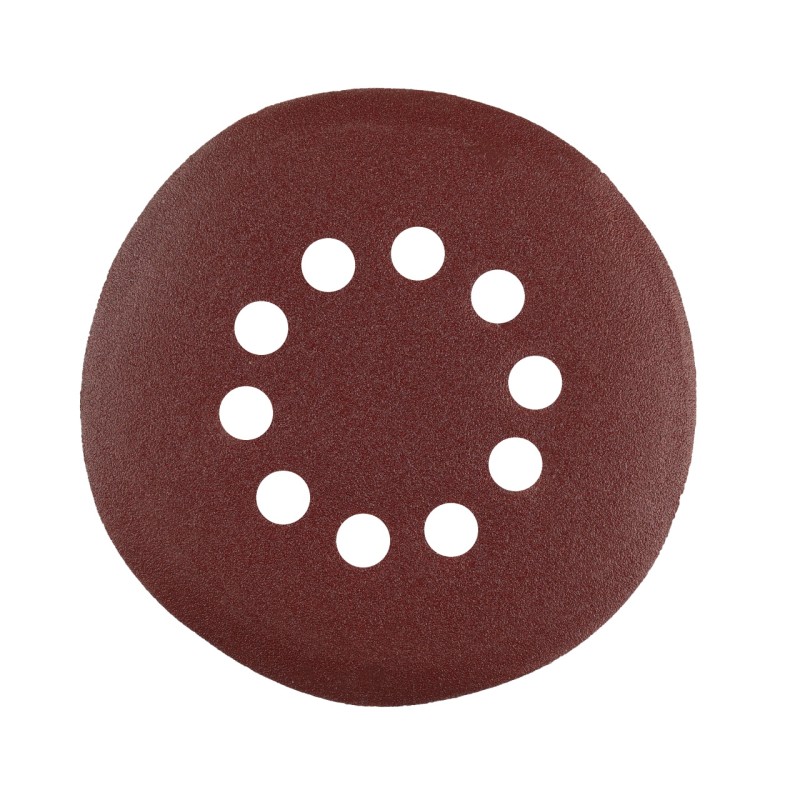 Disc abraziv pentru slefuitor cu excentric KD225.80 PROCRAFT (Set 10 buc) Diametru: 225 mm Granulatie: P80