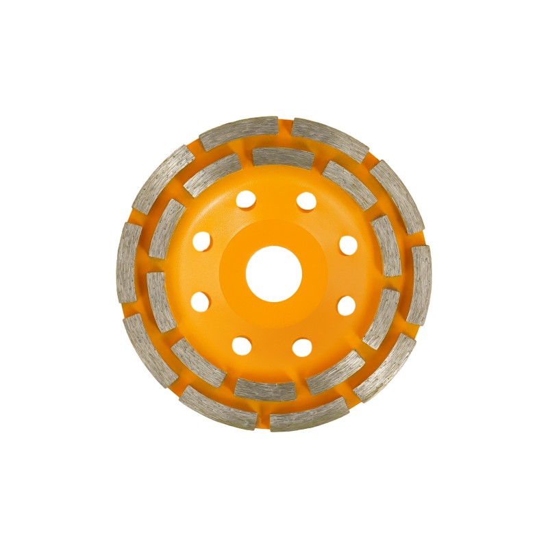 Disc cupa diamantata ROTOR 125mm rand dublu diamant