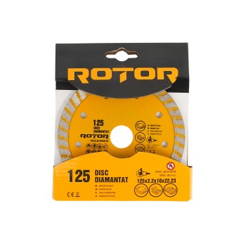 DISC DIAMANTAT 125x2.2 x10x22.23 Turbo Rotor