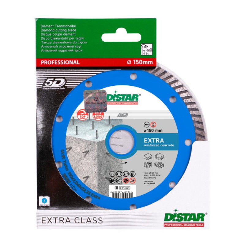 Disc diamantat Distar Extra, Flex, Beton Armat Profesional Ucraina