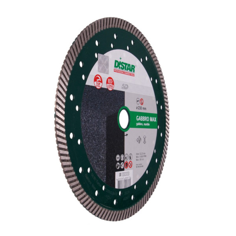 Disc diamantat Distar Gabbro granit, 230 mm Top Speed si Calitate