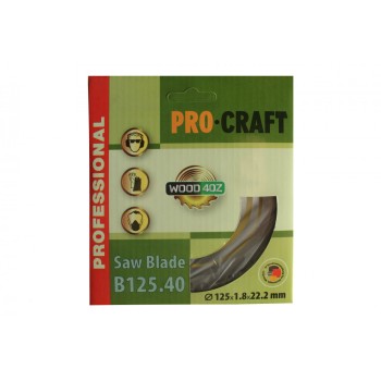 Disc diamantat pentru lemn Procraft B125.40