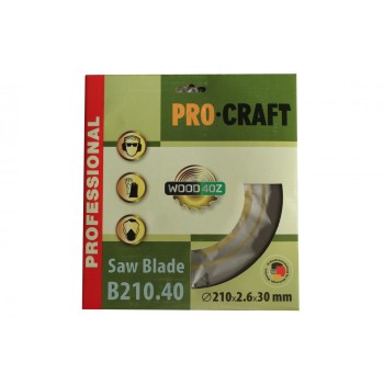 Disc diamantat pentru lemn Procraft B210.40
