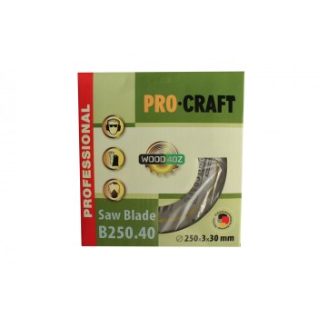 Disc diamantat pentru lemn Procraft B250.40