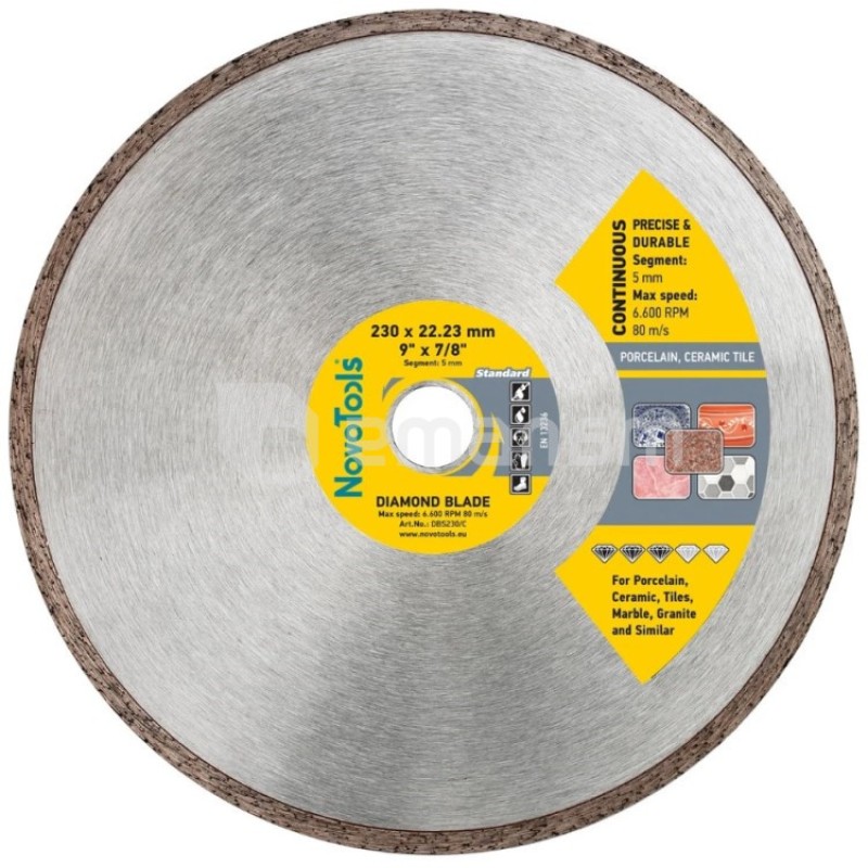 DISC DIAMANTAT Standard 230x7x22.23 Segmentat NovoTools