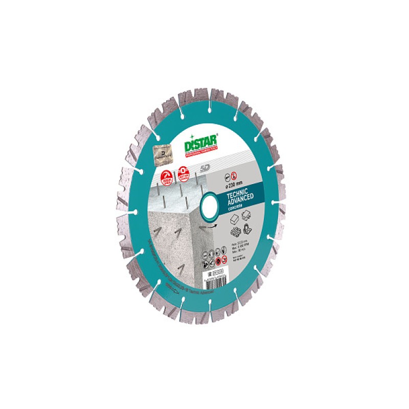 Disc Diamantat Technic Advanced, Distar Profesional beton, pavaj, caramida