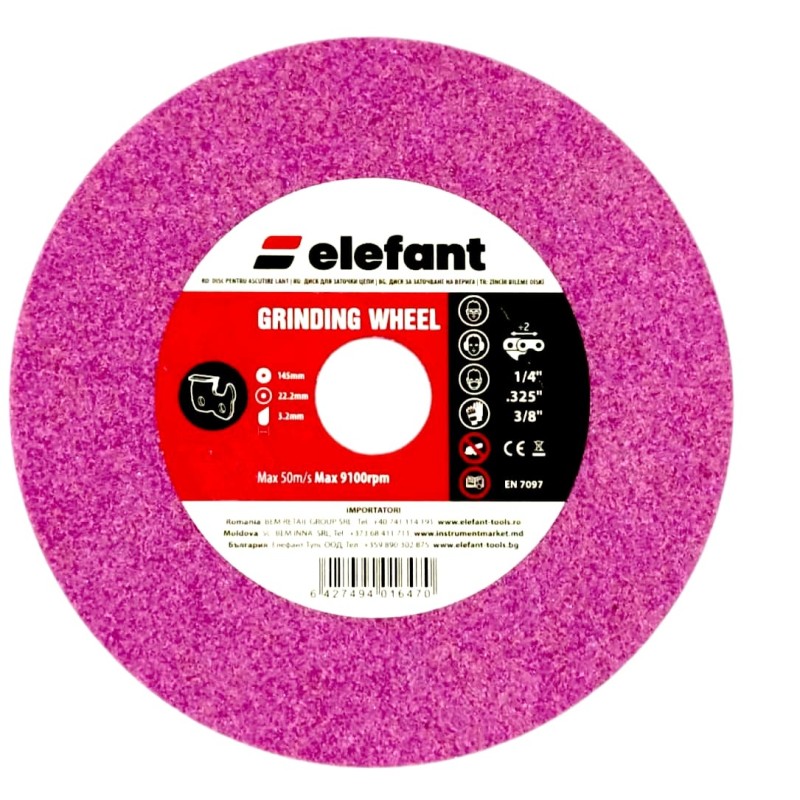 DISC PENTRU ASCUTIRE LANT 145x3.2x22.2, Elefant