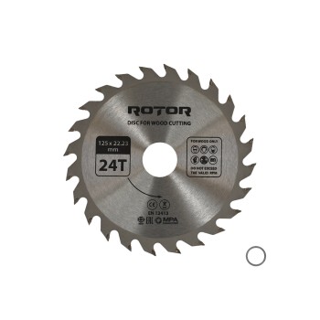 Disc taiat lemn ROTOR 125*22,23 24T