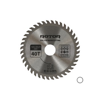 Disc taiat lemn ROTOR 125*22,23 40T