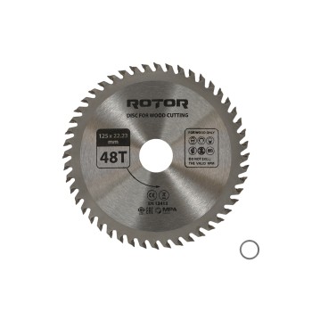 Disc taiat lemn ROTOR 125*22,23 48T