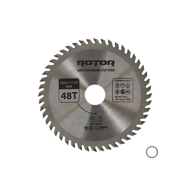 Disc taiat lemn ROTOR 125*22,23 48T